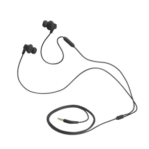 JBL Endurance Run 2 Wired - Black - Waterproof Wired Sports In-Ear Headphones - Detailshot 3